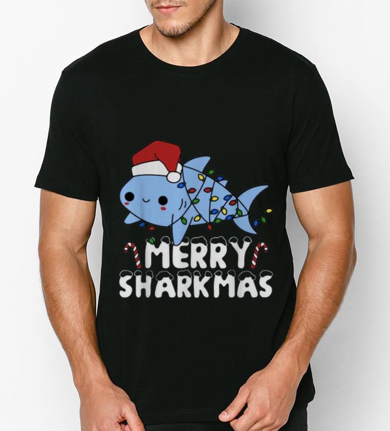 Awesome Santa Shark Merry Sharkmas Christmas shirt 4 - Awesome Santa Shark Merry Sharkmas Christmas shirt