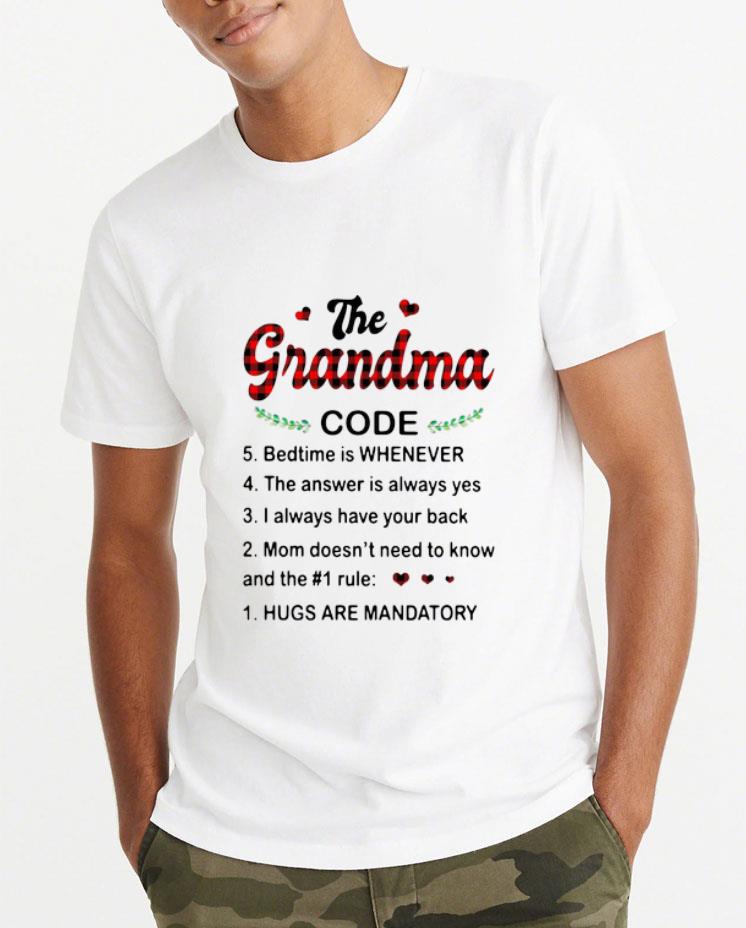 Awesome The Grandma Code Hugs Are Mandatory shirt 4 - Awesome The Grandma Code Hugs Are Mandatory shirt