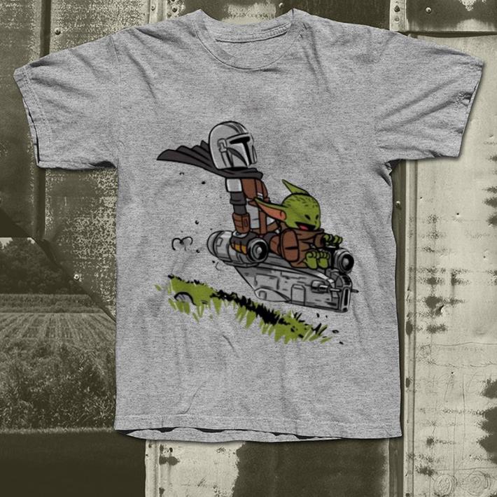 Awesome The Mandalorian Vault Mando And Baby Yoda shirt 4 - Awesome The Mandalorian Vault Mando And Baby Yoda shirt
