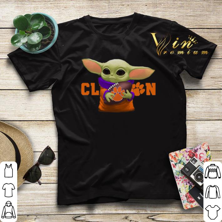 Baby Yoda Hug Clemson Tigers shirt sweater 4 - Baby Yoda Hug Clemson Tigers shirt sweater