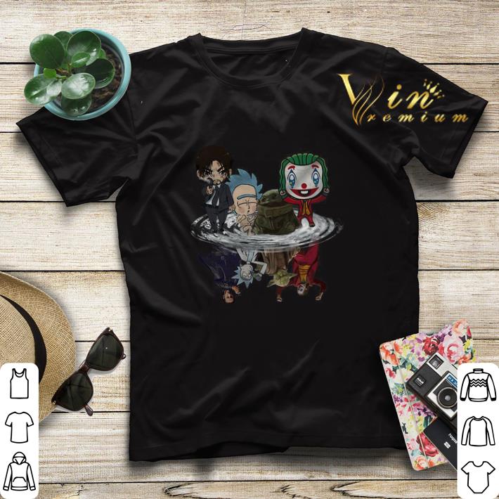 Baby Yoda John Wick Rick Sanchez Joker water mirror reflection shirt sweater  4 - Baby Yoda John Wick Rick Sanchez Joker water mirror reflection shirt sweater
