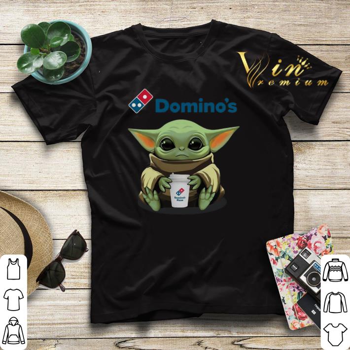 Baby Yoda hug Domino s Pizza Star Wars Mandalorian shirt sweater 4 - Baby Yoda hug Domino's Pizza Star Wars Mandalorian shirt sweater