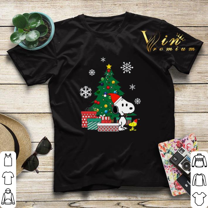 Christmas tree Snoopy and Woodstock shirt 4 - Christmas tree Snoopy and Woodstock shirt