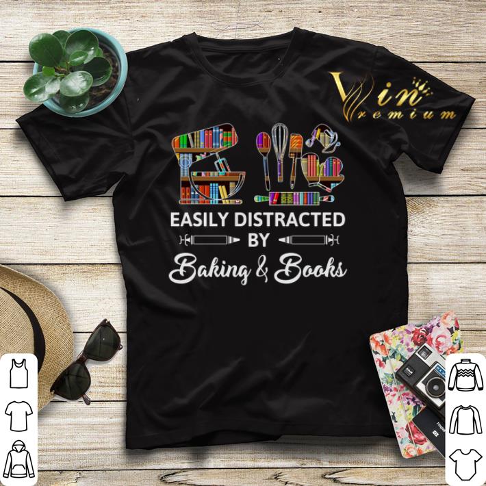 Easily Distracted By Baking Books shirt sweater 4 - Easily Distracted By Baking & Books shirt sweater