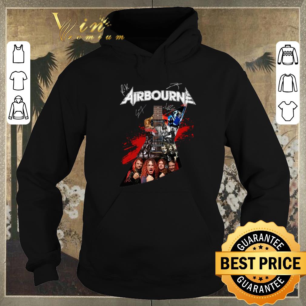 Funny Airbourne all signature guitarist shirt sweater 4 - Funny Airbourne all signature guitarist shirt sweater