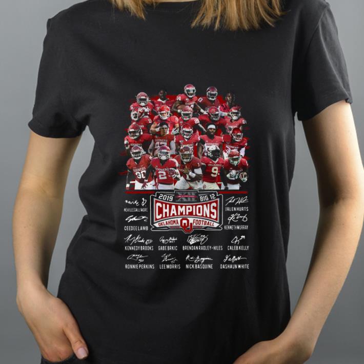 Funny Oklahoma Boomer Sooner players 2019 big 12 champions shirt 4 - Funny Oklahoma Boomer Sooner players 2019 big 12 champions shirt