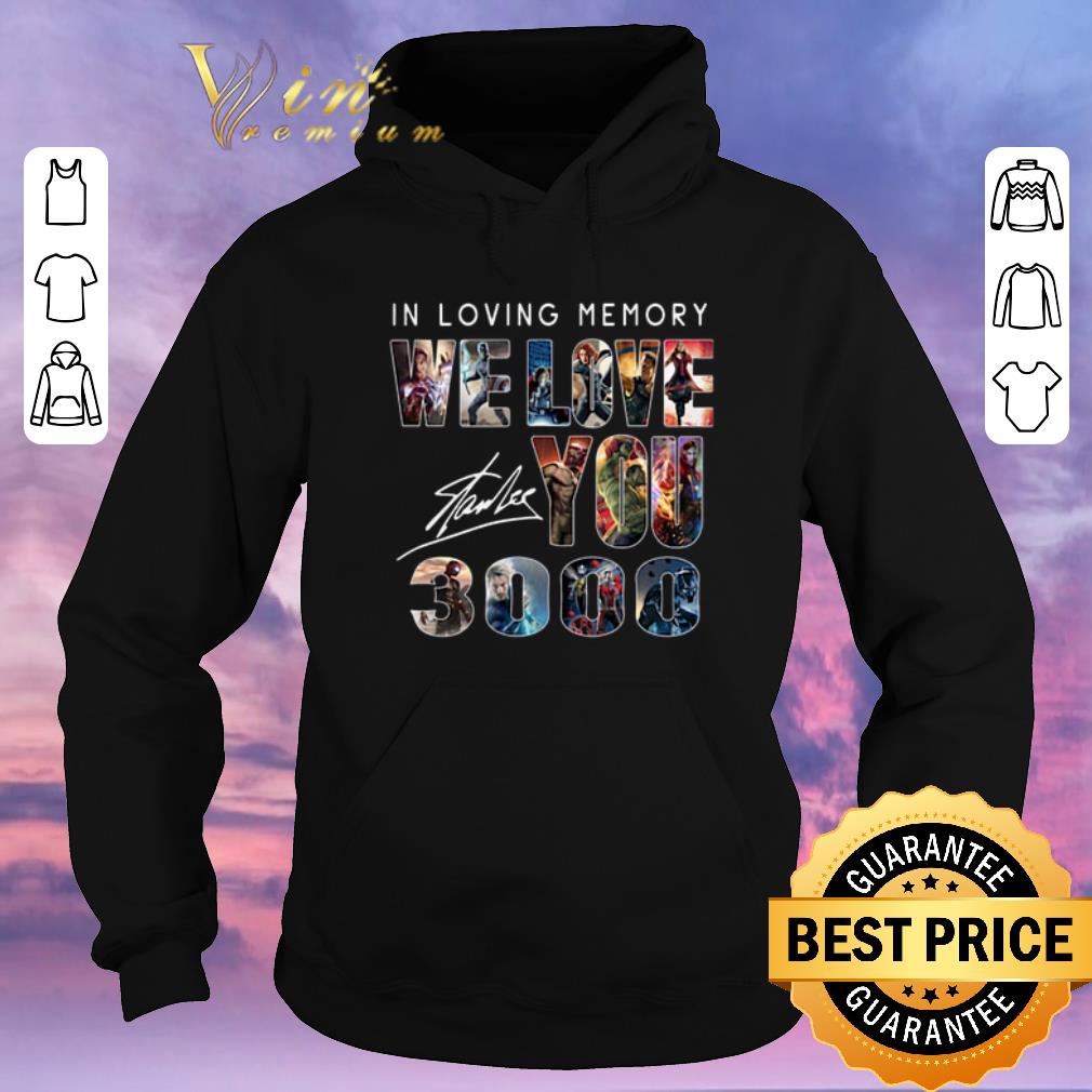 Funny Signature In loving memory we love you 3000 Marvel Avengers shirt 4 - Funny Signature In loving memory we love you 3000 Marvel Avengers shirt
