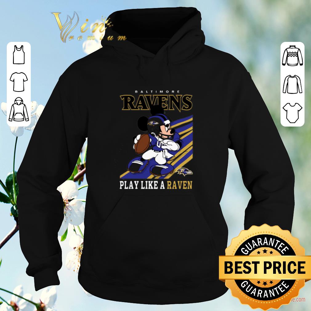 Funny mickey mouse baltimore ravens play like a raven shirt sweater 4 - Funny mickey mouse baltimore ravens play like a raven shirt sweater