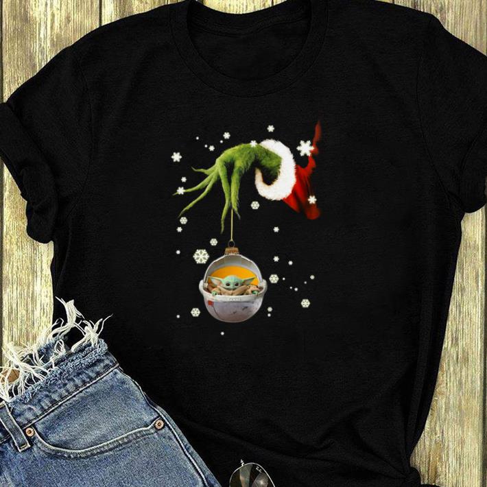 Great Grinch hand holding Baby Yoda christmas shirt 4 - Great Grinch hand holding Baby Yoda christmas shirt