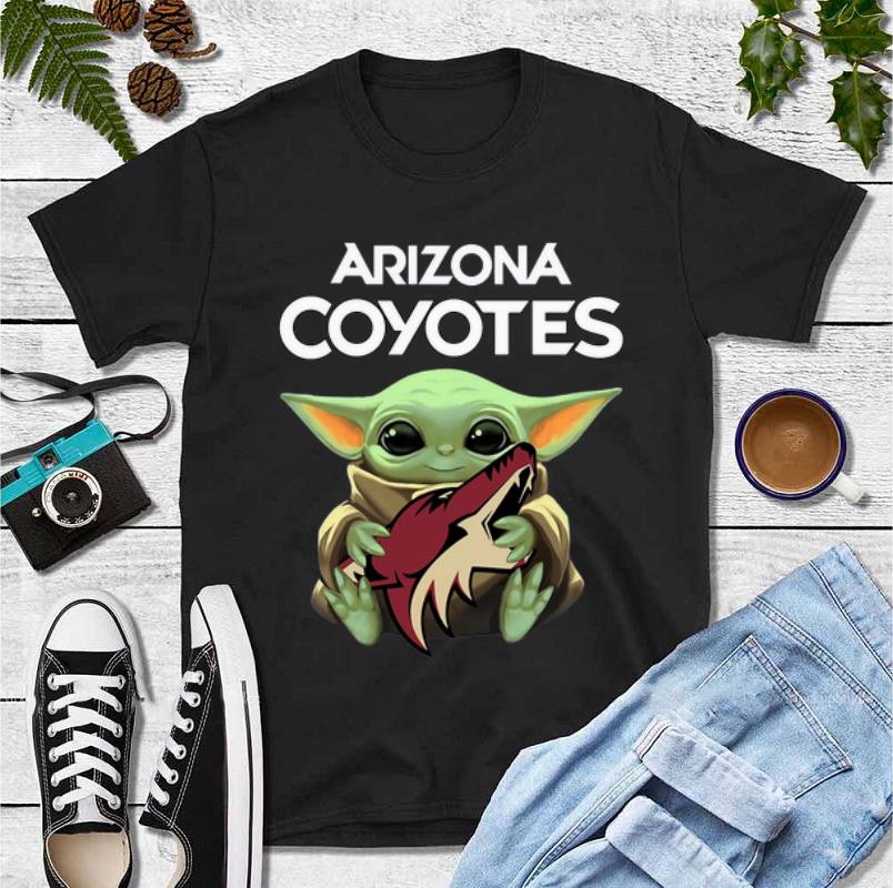 Hot Baby Yoda Hug Arizona Coyotes shirt 4 - Hot Baby Yoda Hug Arizona Coyotes shirt