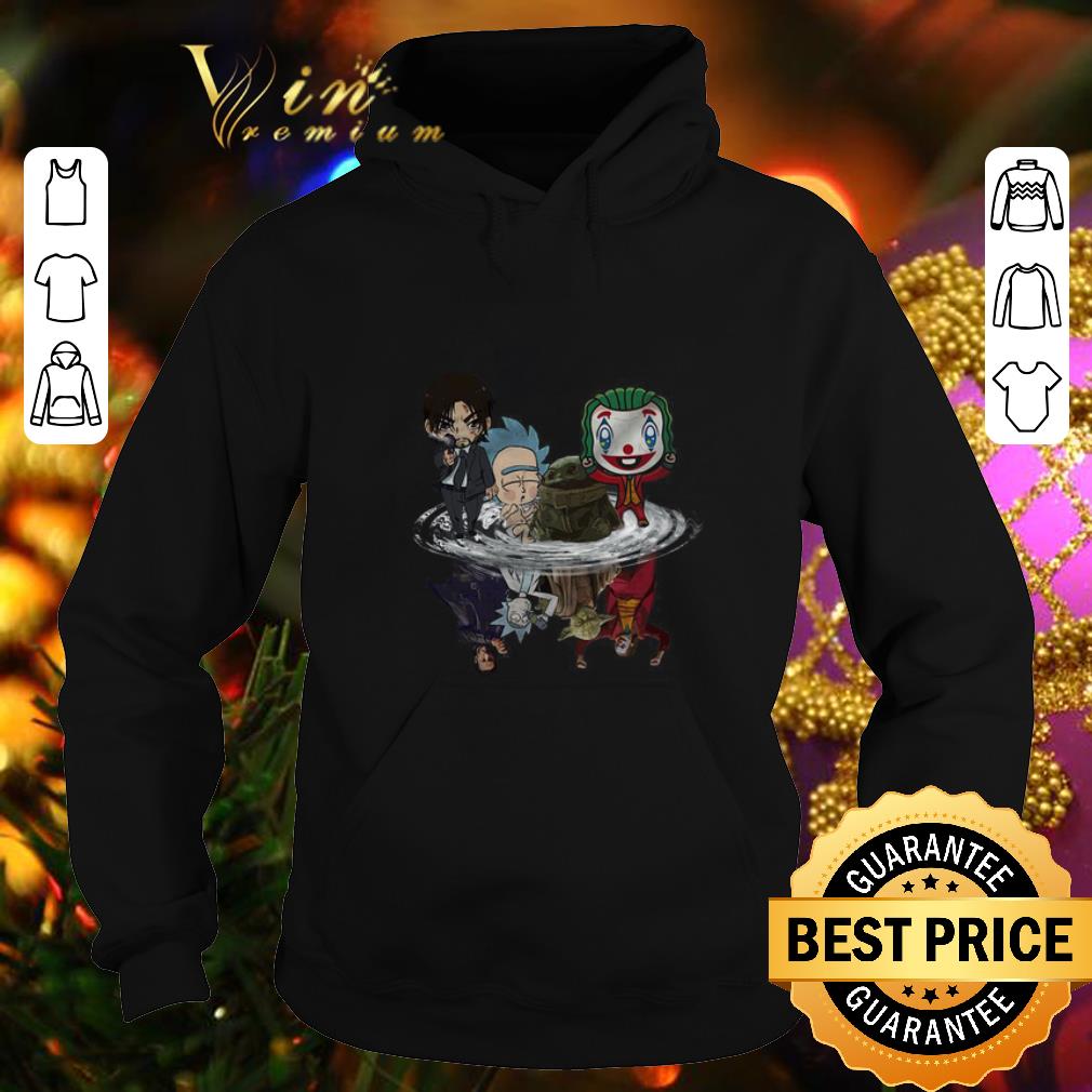 Hot Baby Yoda John Wick Rick Sanchez Joker water mirror reflection shirt 4 - Hot Baby Yoda John Wick Rick Sanchez Joker water mirror reflection shirt