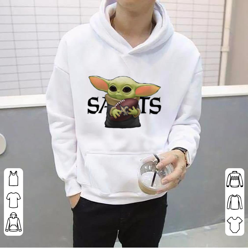 Hot Baby Yoda hug Saints New Orleans shirt 4 - Hot Baby Yoda hug Saints New Orleans shirt
