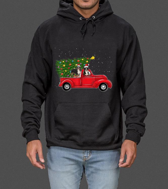 Hot Bernese Mountain Dog Christmas On Red Car Truck Xmas Tree sweater 4 - Hot Bernese Mountain Dog Christmas On Red Car Truck Xmas Tree sweater