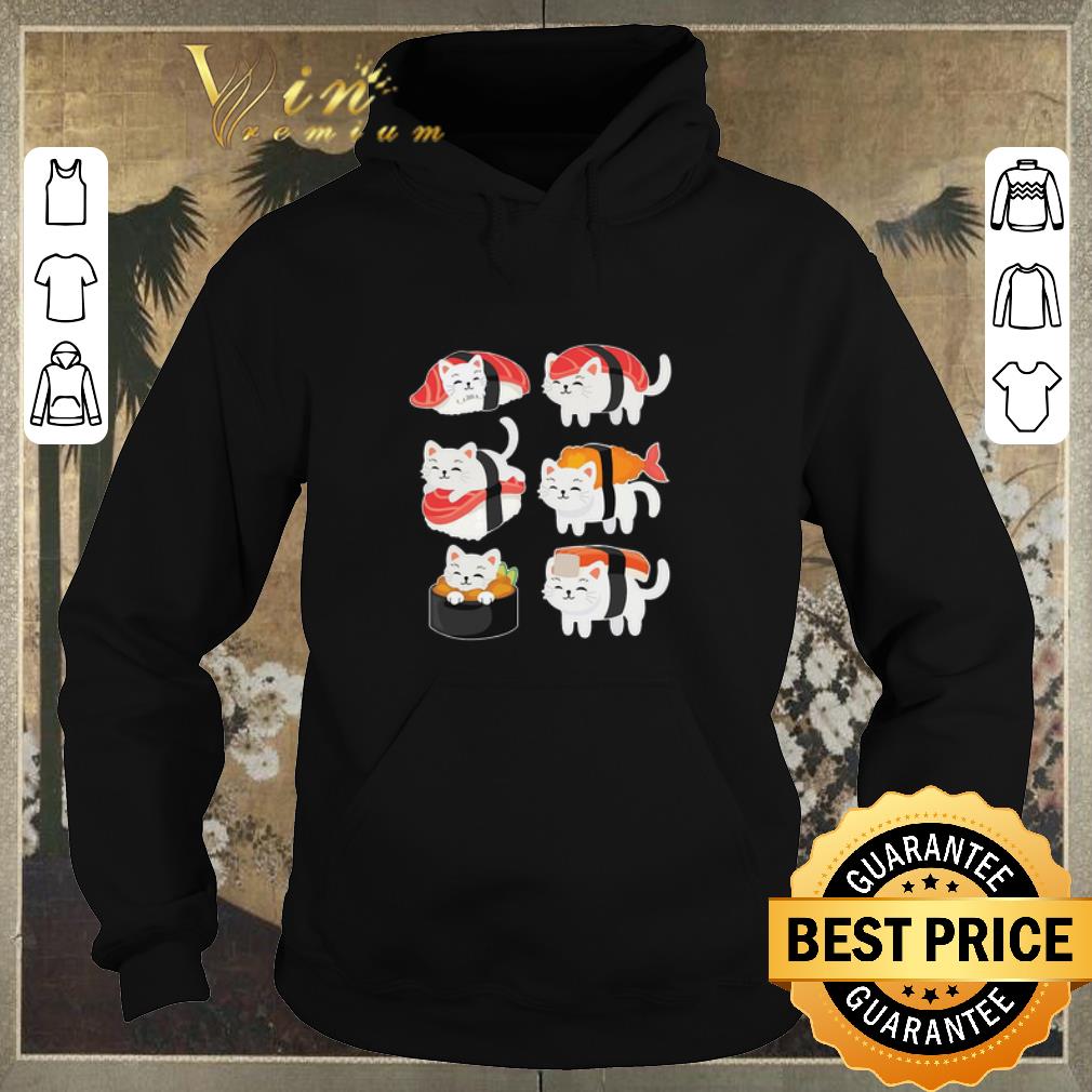 Hot Cats Mashup Sushi shirt sweater Hot Cats Mashup Sushi shirt sweater 4 - Hot Cats Mashup Sushi shirt sweater