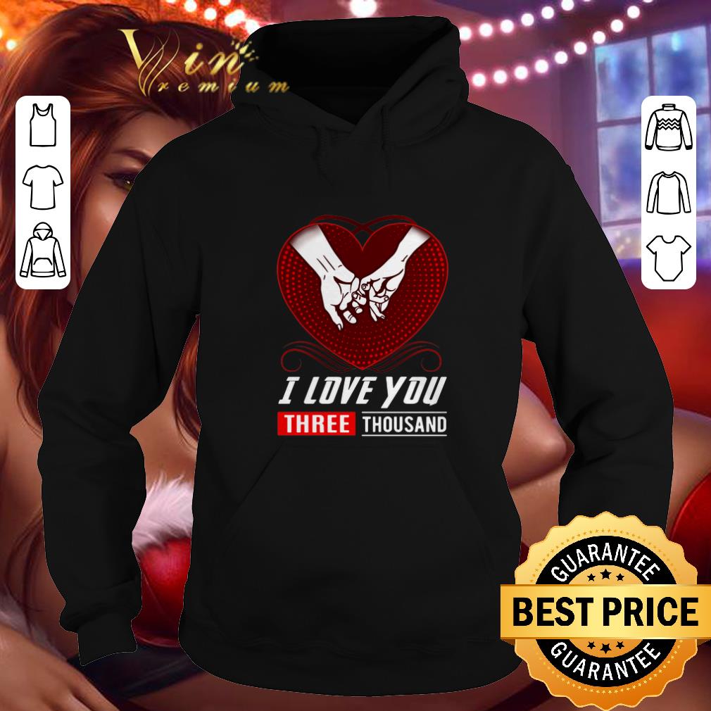 Hot Heart I love you three thousand Marvel Studios shirt 4 - Hot Heart I love you three thousand Marvel Studios shirt
