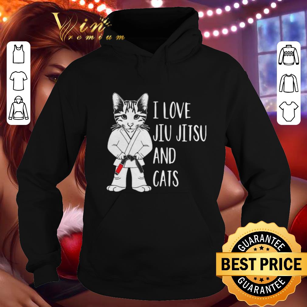 Hot I Love Jiu Jitsu And Cats shirt Hot I Love Jiu Jitsu And Cats shirt 4 - Hot I Love Jiu Jitsu And Cats shirt