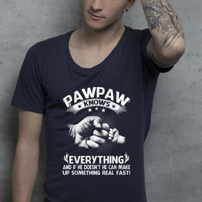 Hot Pawpaw Knows Everything Father s Day shirt 4 - Hot Pawpaw Knows Everything Father's Day shirt