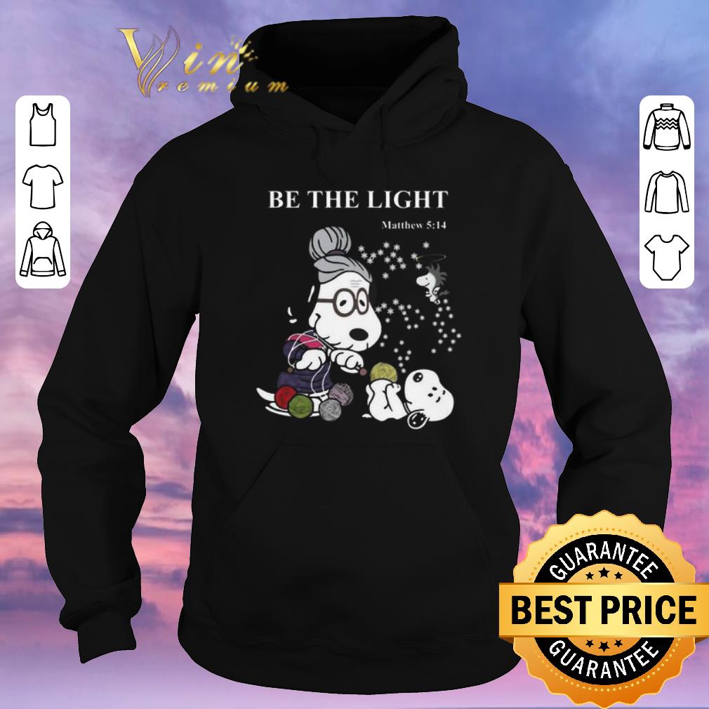 Hot Peanuts Snoopy be the light Matthew 5 14 shirt sweater 4 - Hot Peanuts Snoopy be the light Matthew 5 14 shirt sweater