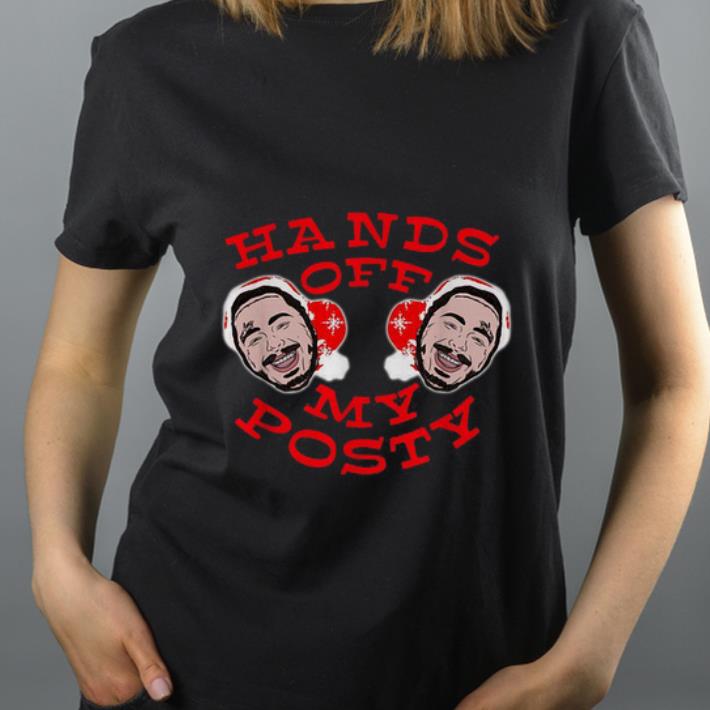 Hot Post Malone Hands Off My Posty Christmas shirt 4 - Hot Post Malone Hands Off My Posty Christmas shirt