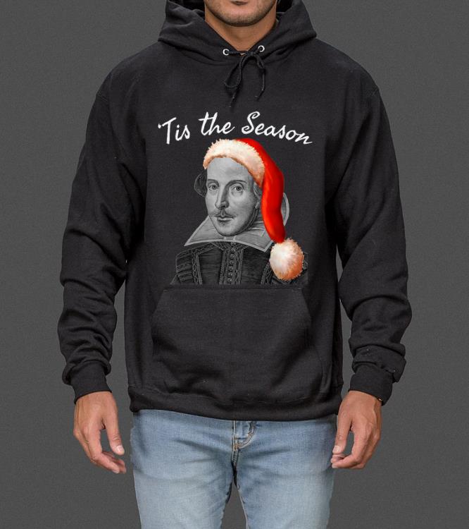 Hot Shakespeare Christmas Art Santa Hat Tis The Season sweater 4 - Hot Shakespeare Christmas Art-Santa Hat-Tis The Season sweater