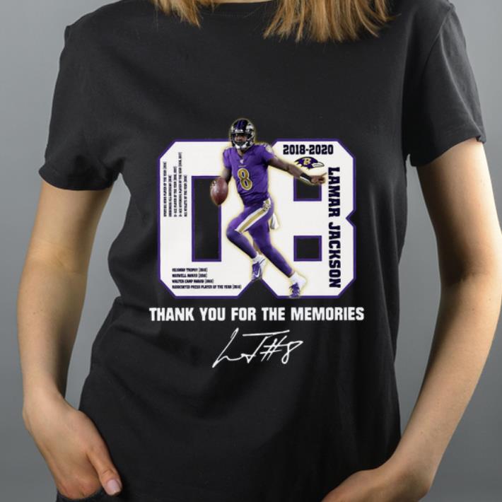 Nice 08 Lamar Jackson Thank You For The Memories shirt 4 - Nice 08 Lamar Jackson Thank You For The Memories shirt