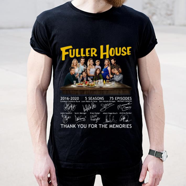 Nice Fuller House Party Thank You For The Memories Signatures shirt 4 - Nice Fuller House Party Thank You For The Memories Signatures shirt