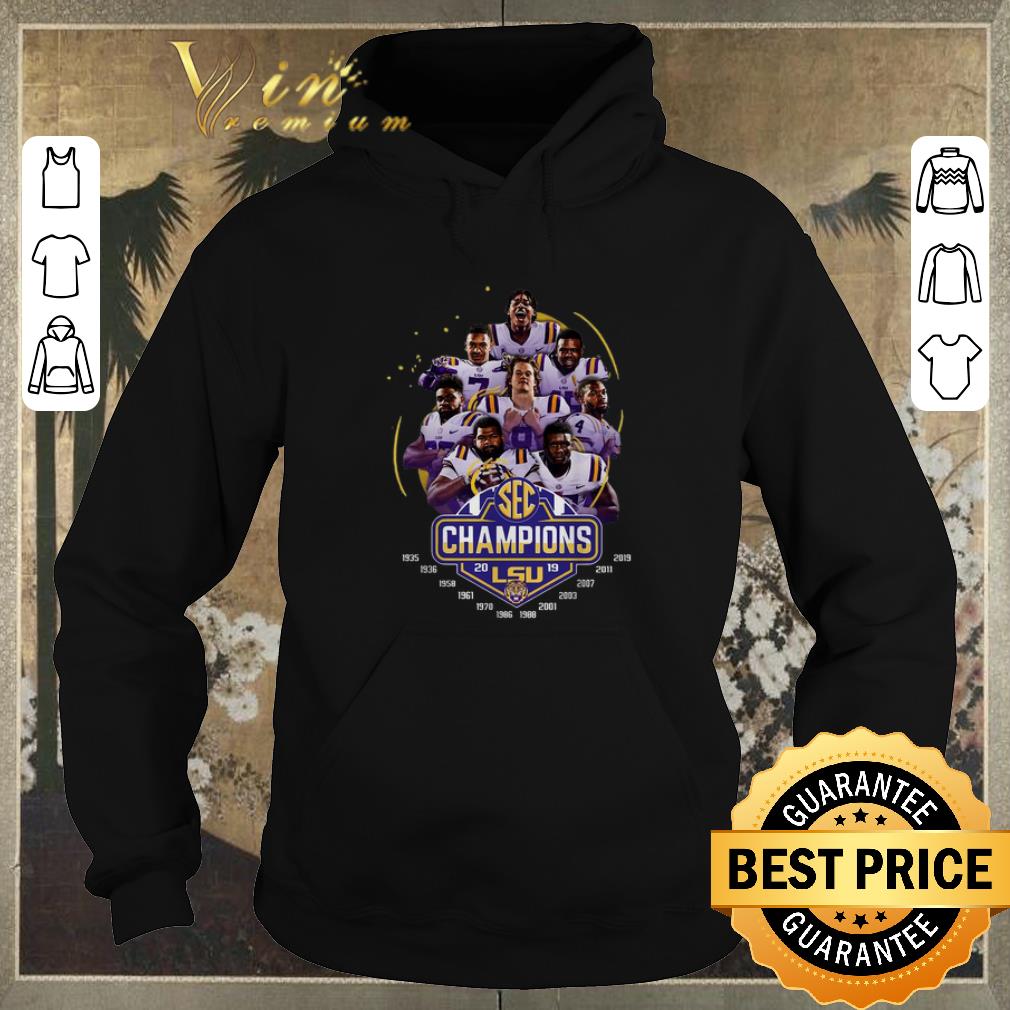 Nice LSU Tigers players 2019 SEC Championship shirt sweater 4 - Nice LSU Tigers players 2019 SEC Championship shirt sweater