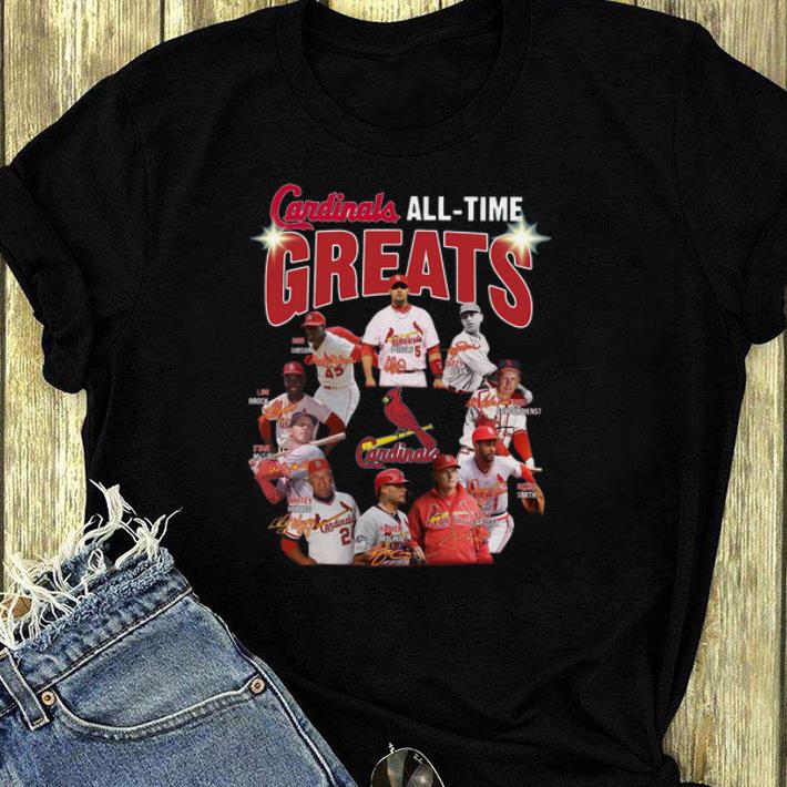 Nice St Louis Cardinals all time great players signatures shirt 4 - Nice St. Louis Cardinals all time great players signatures shirt