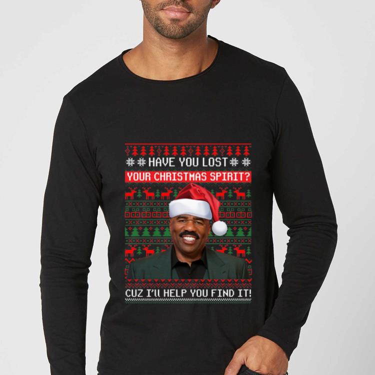 Nice Steve Harvey Have You Lost Your Christmas Spirit Ugly Christmas shirt 4 - Nice Steve Harvey Have You Lost Your Christmas Spirit Ugly Christmas shirt