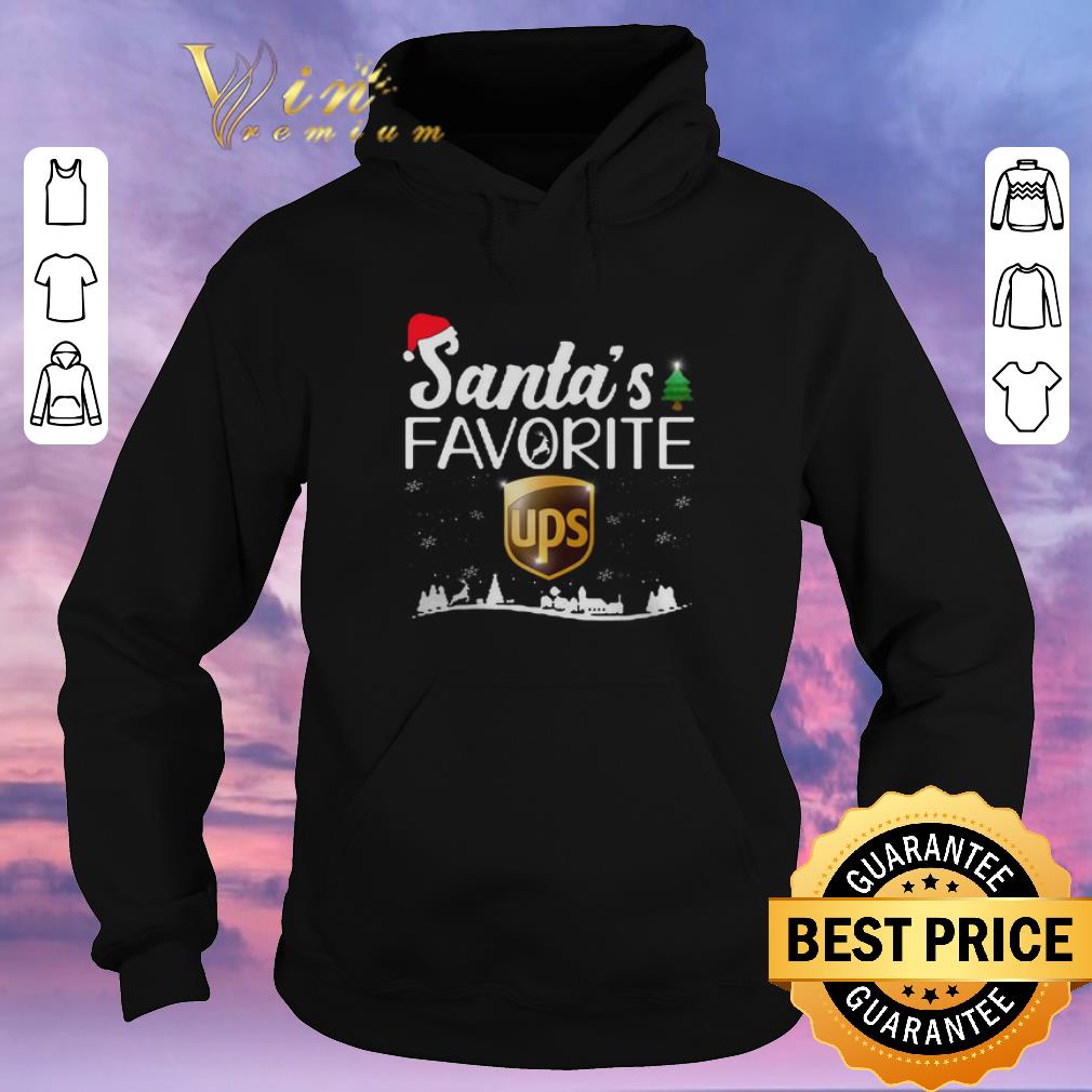 Official Christmas Santa s favorite Ups shirt 4 - Official Christmas Santa's favorite Ups shirt