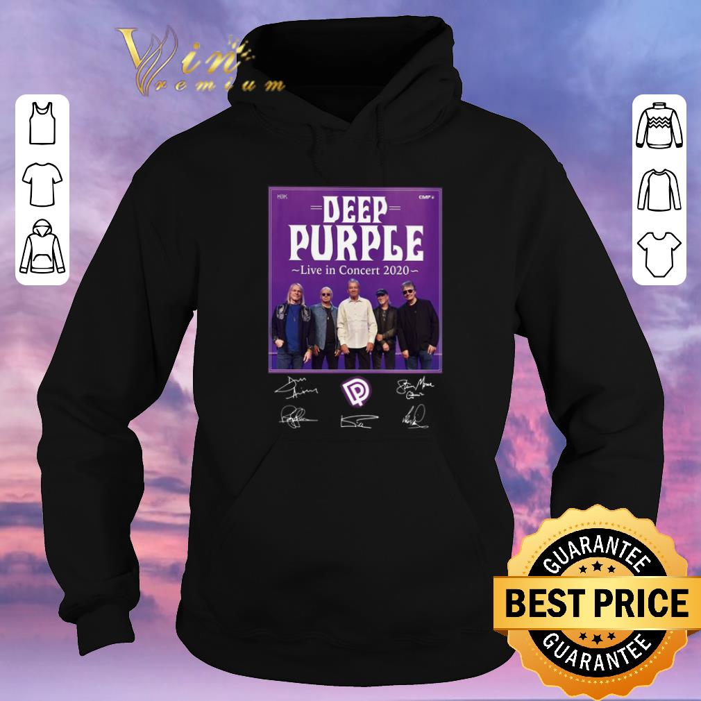Official Deep Purple live in concert 2020 all signature autographed shirt sweater Official Deep Purple live in concert 2020 all signature autographed shirt sweater 4 - Official Deep Purple live in concert 2020 all signature autographed shirt sweater