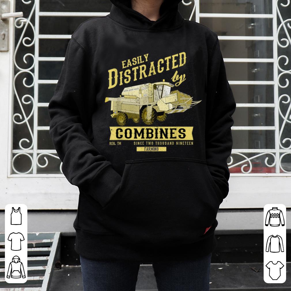 Official Distracted By Combine Harvester Since 2019 Farming shirt 4 - Official Distracted By Combine Harvester Since 2019 Farming shirt
