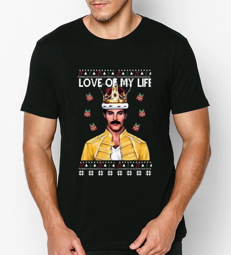 Official Freddie Mercury Love of my life ugly Christmas shirt 4 - Official Freddie Mercury Love of my life ugly Christmas shirt