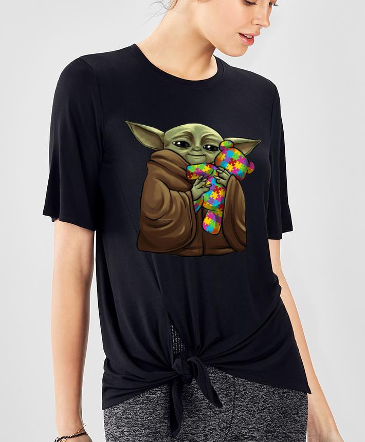 Official Master Yoda Hug Teddy Autism shirt 4 - Official Master Yoda Hug Teddy Autism shirt