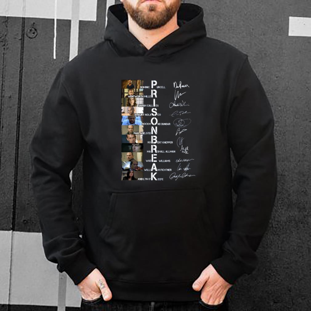Official Prison Break Dominic Purcell Wentworth Miller signatures shirt 4 - Official Prison Break Dominic Purcell Wentworth Miller signatures shirt