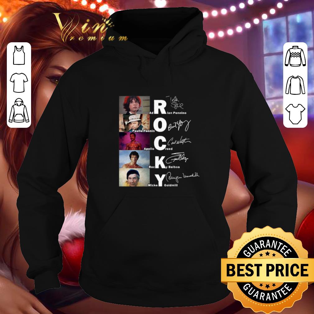 Official Rocky Balboa Adrian Pennino Apollo Creed signatures shirt Official Rocky Balboa Adrian Pennino Apollo Creed signatures shirt 4 - Official Rocky Balboa Adrian Pennino Apollo Creed signatures shirt