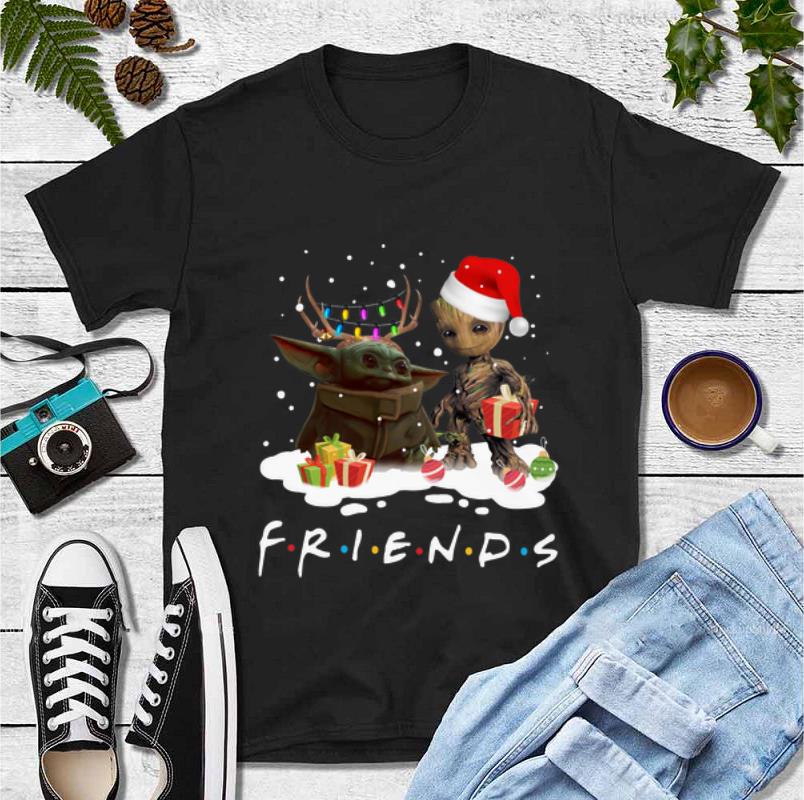 Official Santa Baby Yoda And Baby Groot Friends Merry Christmas shirt 4 - Official Santa Baby Yoda And Baby Groot Friends Merry Christmas shirt