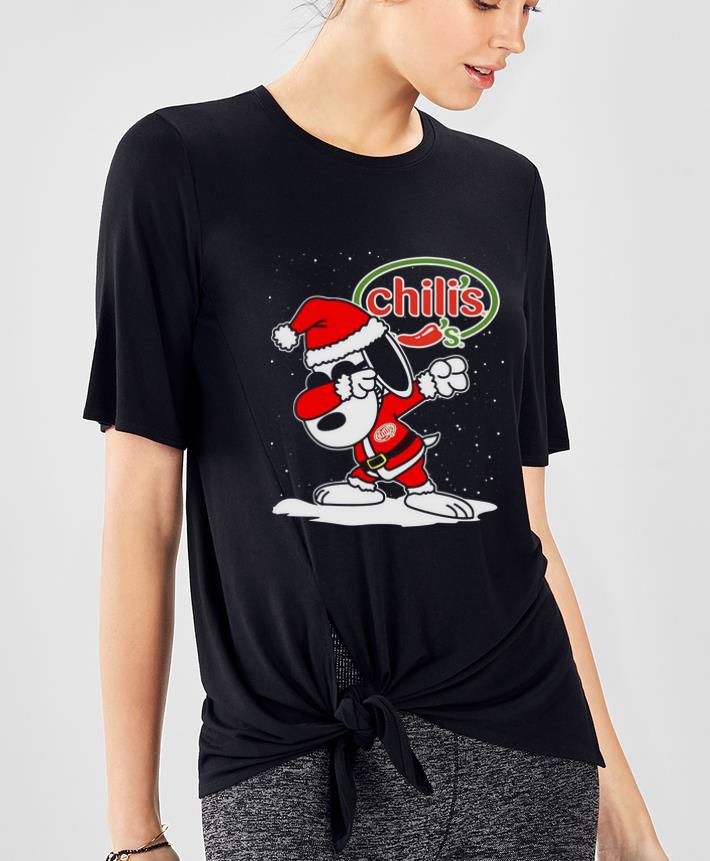 Official Santa Snoopy Chili s Merry Christmas shirt 4 - Official Santa Snoopy Chili’s Merry Christmas shirt