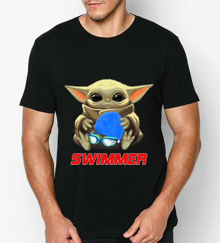 Official Star Wars Baby Yoda Hug Swimmer shirt 4 - Official Star Wars Baby Yoda Hug Swimmer shirt