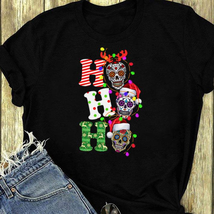 Official Sugar Skull Ho Ho Ho Christmas shirt 4 - Official Sugar Skull Ho Ho Ho Christmas shirt
