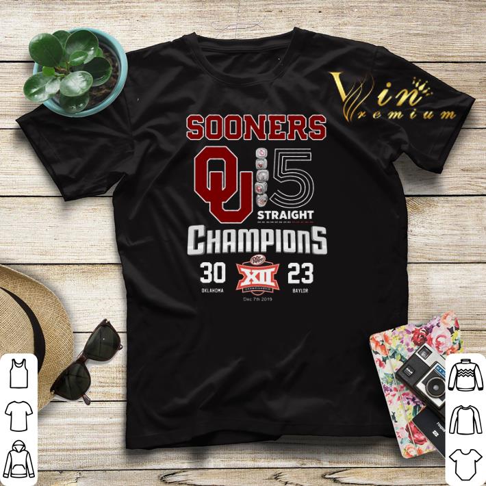 Oklahoma Sooners 5 Straight Champions Dr Pepper 30 23 shirt sweater 4 - Oklahoma Sooners 5 Straight Champions Dr Pepper 30 23 shirt sweater