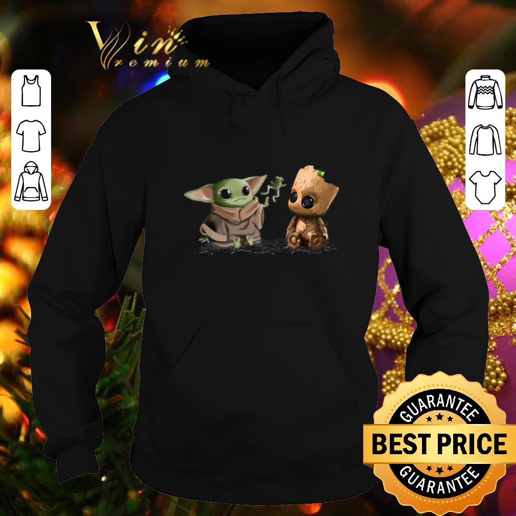 Original Baby Yoda frog Baby Groot shirt 4 - Original Baby Yoda frog Baby Groot shirt