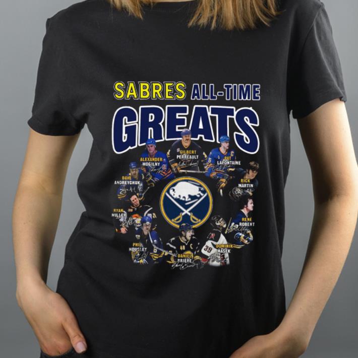 Original Buffalo Sabres all time great players signatures shirt 4 - Original Buffalo Sabres all time great players signatures shirt
