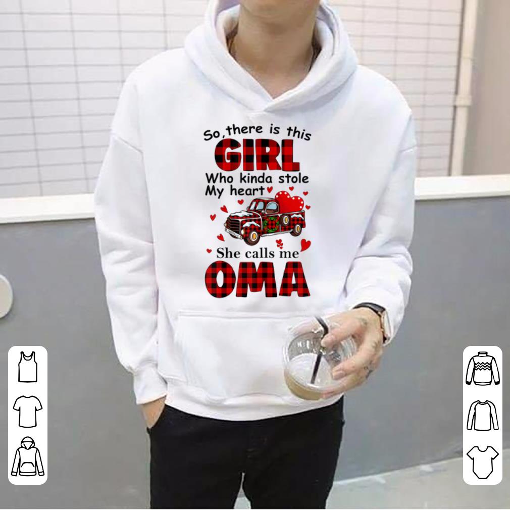 Original Christmas Girl Who Kinda Stole My Heart She Calls Me Oma shirt 4 - Original Christmas Girl Who Kinda Stole My Heart She Calls Me Oma shirt