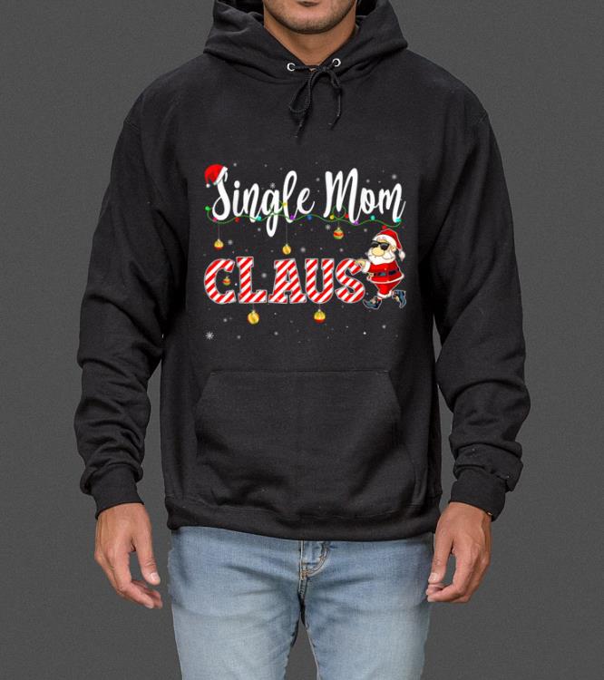 Original Cute Christmas Single Mom Santa Hat Gift Matching Family sweater 4 - Original Cute Christmas Single Mom Santa Hat Gift Matching Family sweater