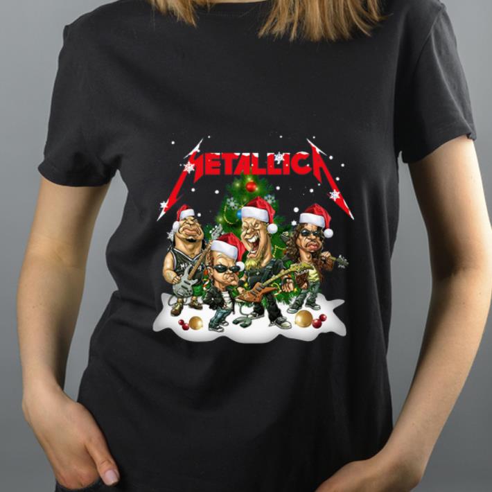 Original Metallica Members Santa Christmas Tree shirt 4 - Original Metallica Members Santa Christmas Tree shirt