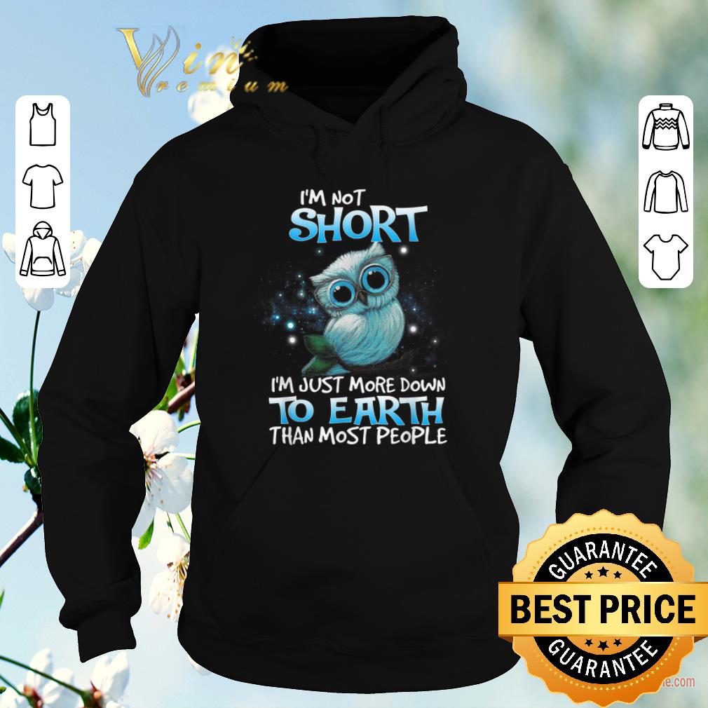 Original Owl i'm not short i'm just more down to earth than most people shirt sweater Original Owl i m not short i m just more down to earth than most people shirt sweater 4 - Original Owl i'm not short i'm just more down to earth than most people shirt sweater