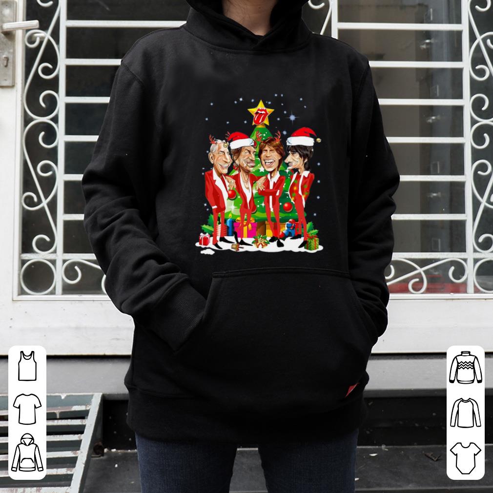 Original Rolling Stone Santa Christmas tree shirt 4 - Original Rolling Stone Santa Christmas tree shirt