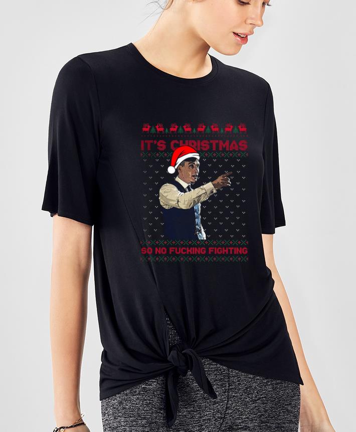 Original Santa Peaky Blinders It s Christmas so no fucking fighting ugly christmas shirt 4 - Original Santa Peaky Blinders It’s Christmas so no fucking fighting ugly christmas shirt