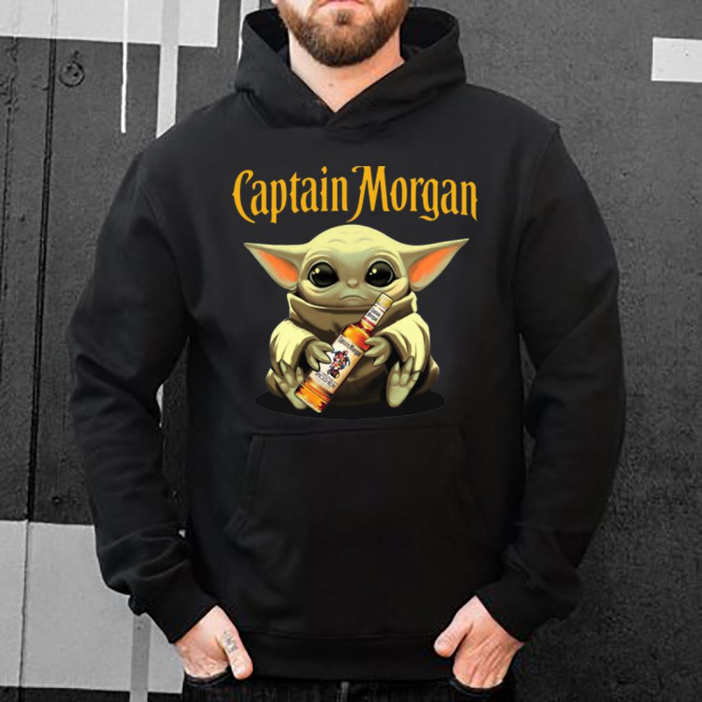 Original Star Wars Baby Yoda Hug Captain Morgan shirt 4 - Original Star Wars Baby Yoda Hug Captain Morgan shirt